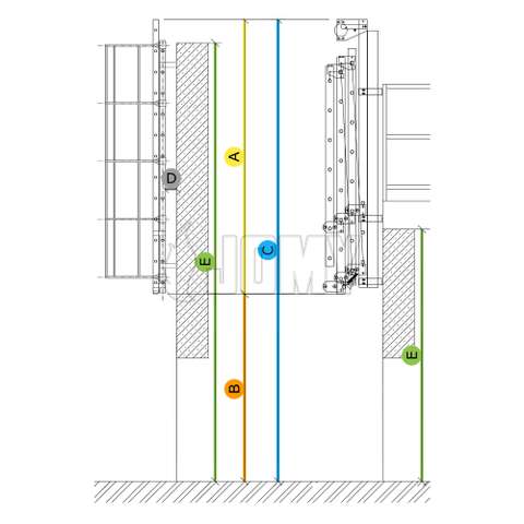 Drop-down ladder - Key measurements How to specify your drop-down ladder?